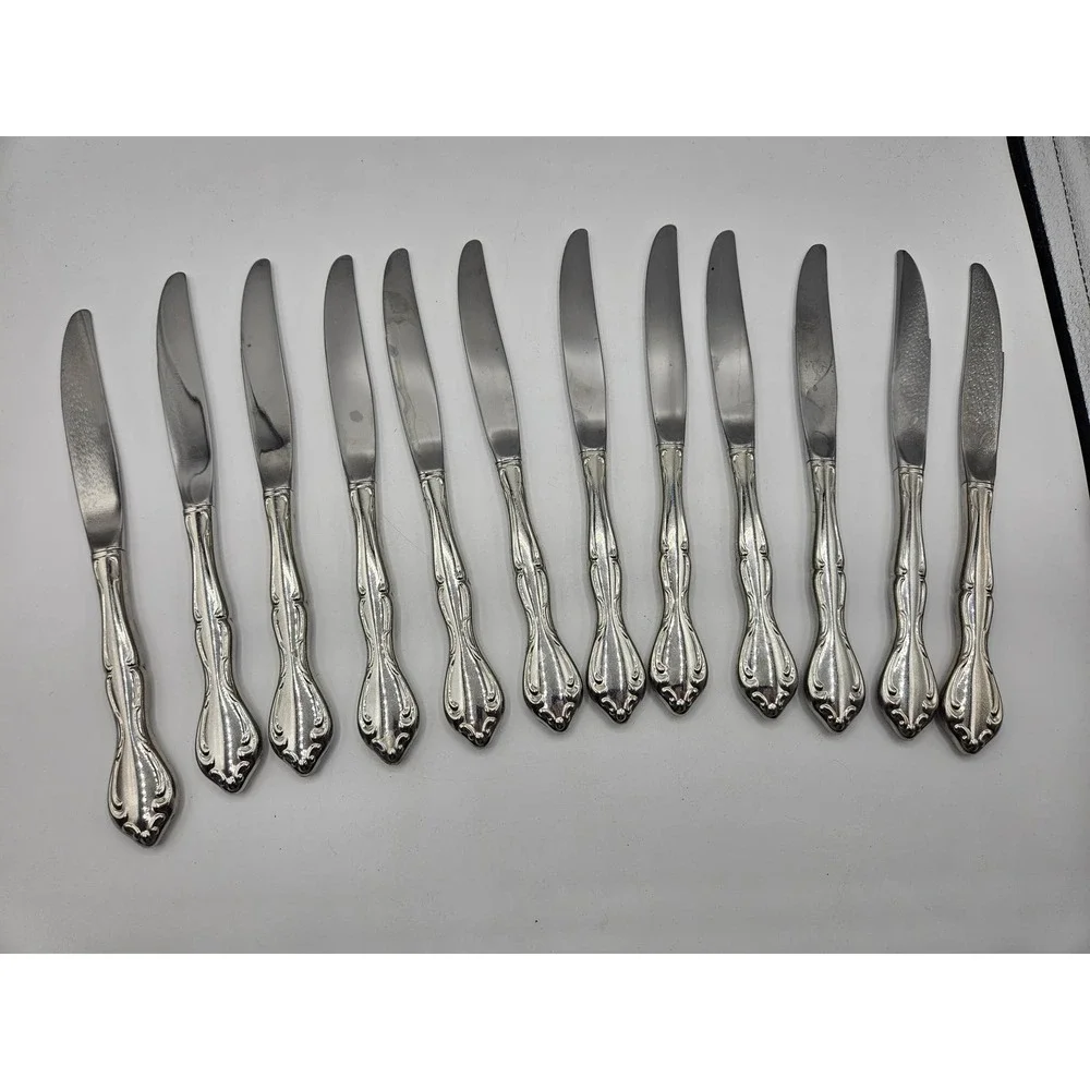 Oneida Silver Cantata Butter Knives Set of 12 Stainless‎